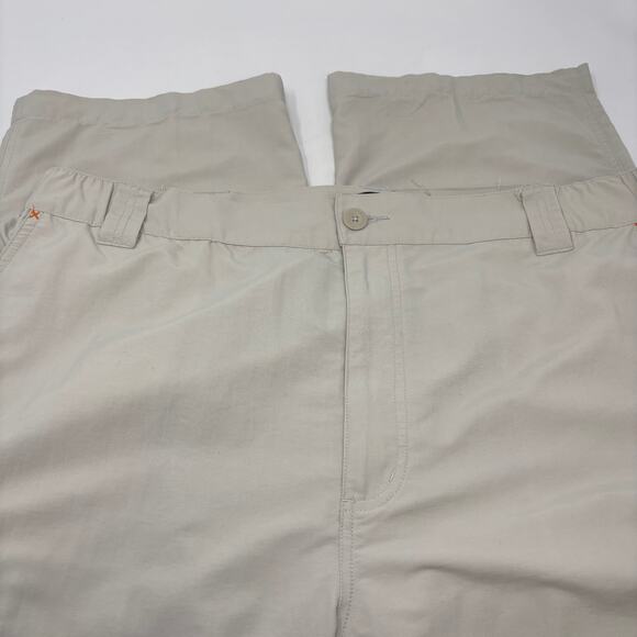 Orvis Trout Bum 36x27 Large 100% Nylon Beige Hiking Fishing Lightweight Pants - Picture 2 of 5